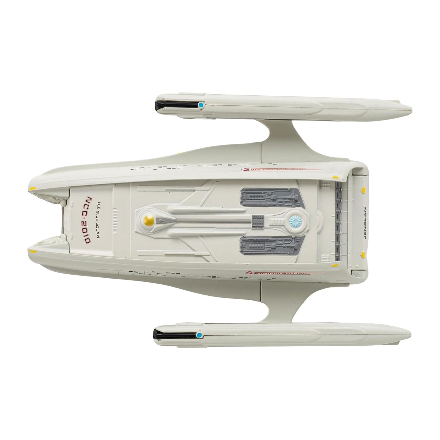 Packaging box for the Eaglemoss Star Trek U.S.S. Jenolen collectible starship replica
