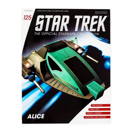 Front cover of the Star Trek Official Starships magazine featuring the Alice Shuttlecraft