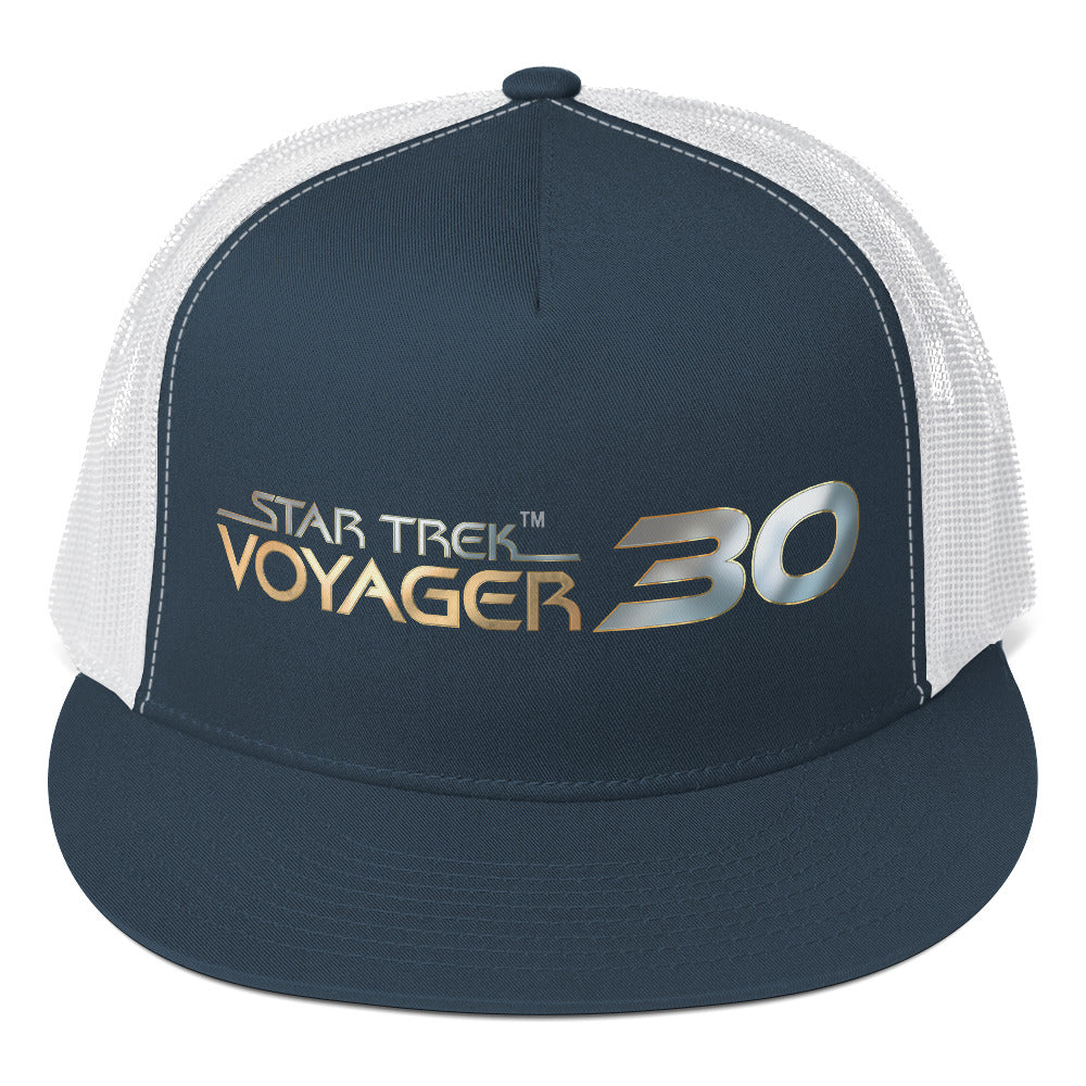 Star Trek: Voyager 30th Anniversary Logo Trucker Hat
