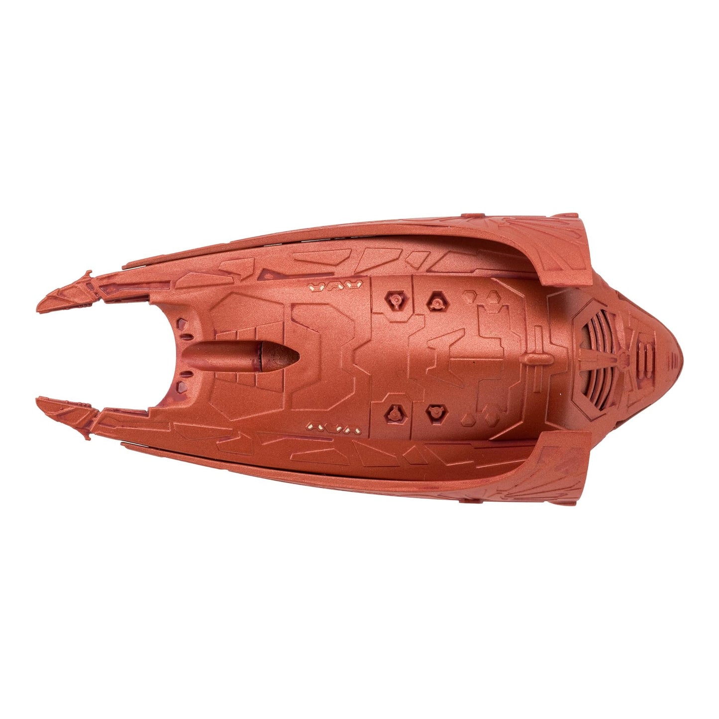 Packaging box art featuring the Vulcan Vahklas starship designation and official logo