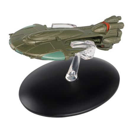 Eaglemoss Star Trek Tellarite Cruiser die-cast model shown from a three-quarters front angle against a neutral backdrop