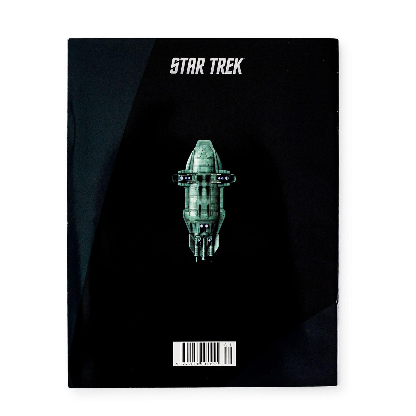 Back cover of the Star Trek collectible publication with archive series branding and issue details