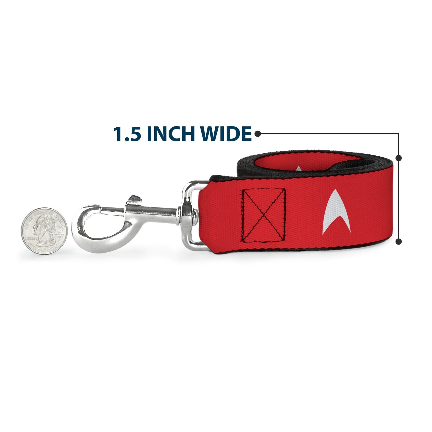 Star Trek pet accessory packaging for Starfleet Command dog leash