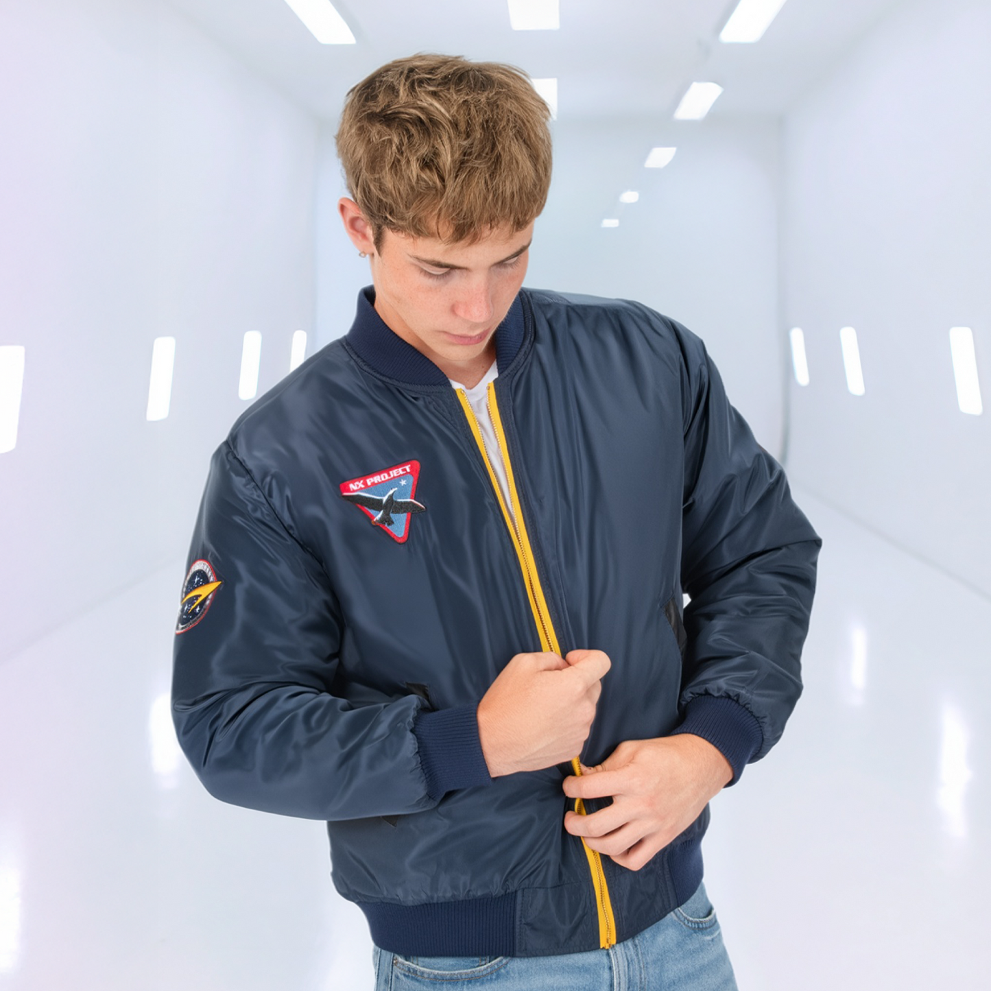 Star Trek: Enterprise Semper Exploro Bomber Jacket