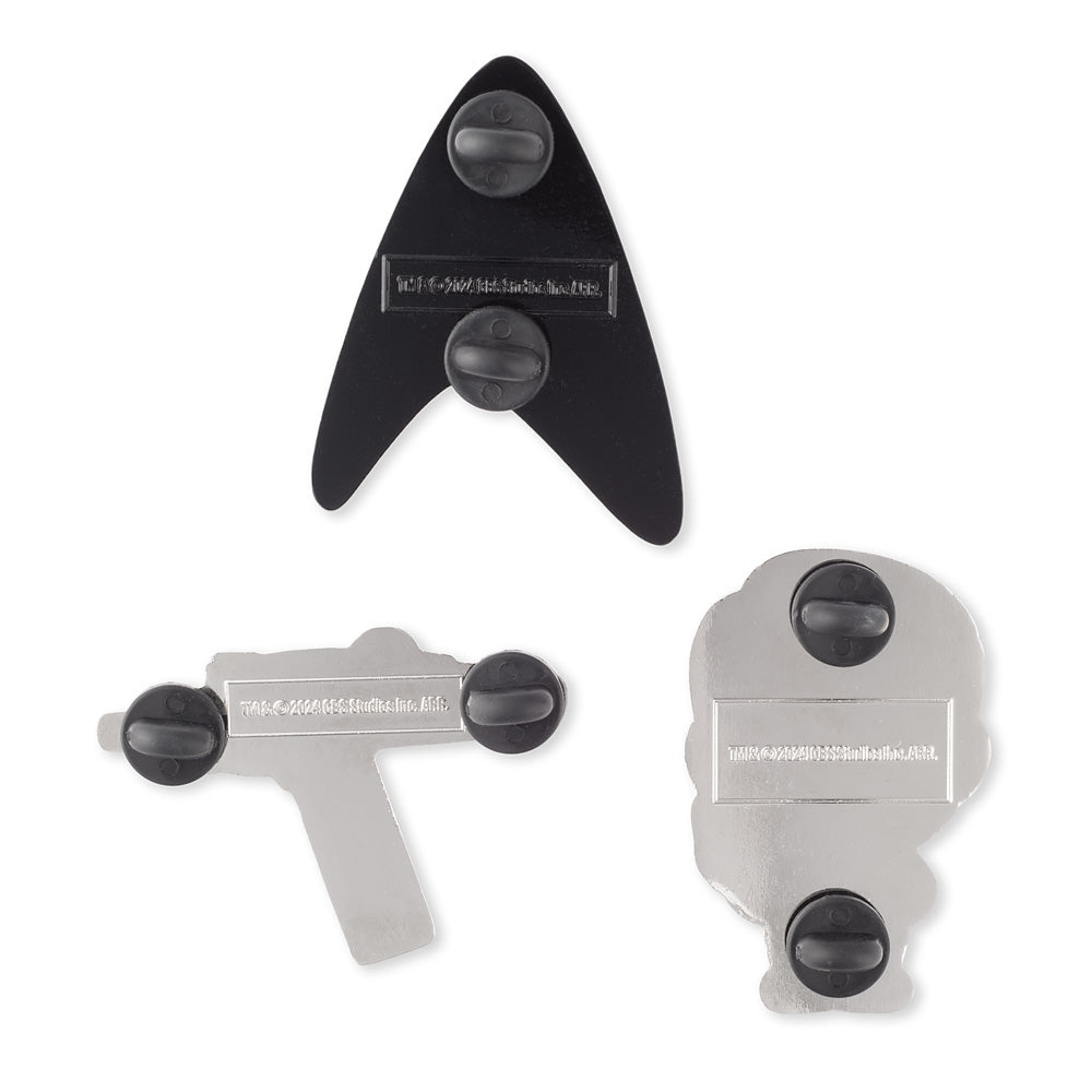 Star Trek: The Original Series Captain Kirk Collectors 3 Pin Set