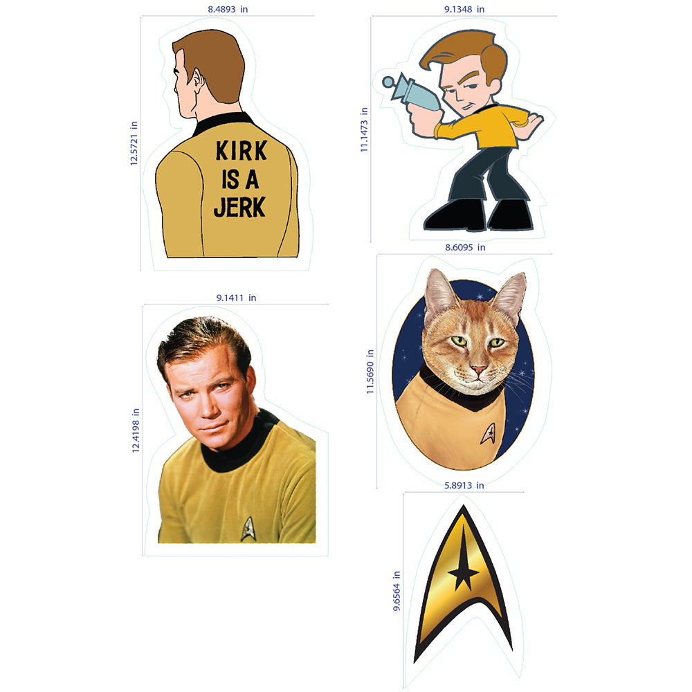 Star Trek: The Original Series Kirk Wall Decals