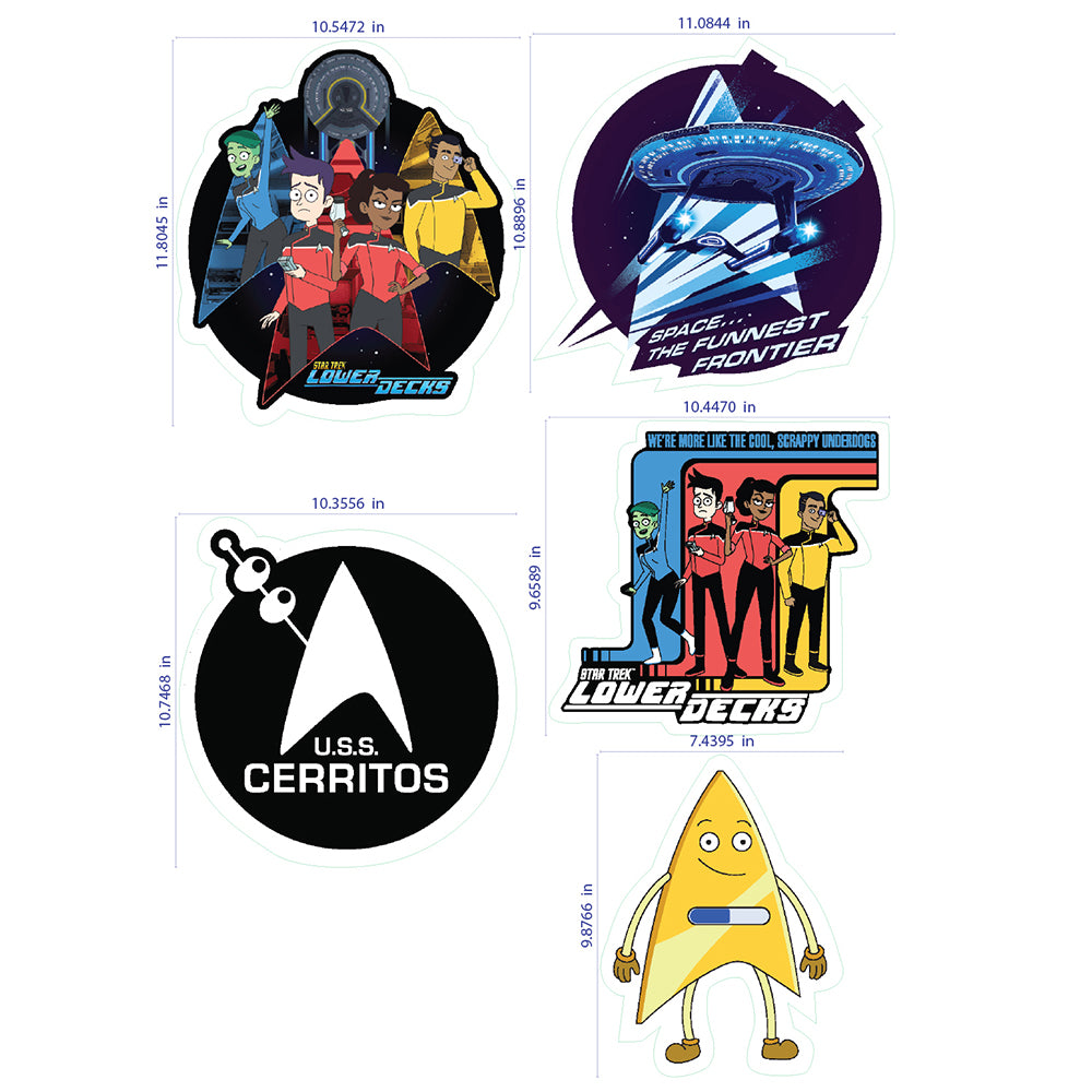 Star Trek: Lower Decks Wall Decals