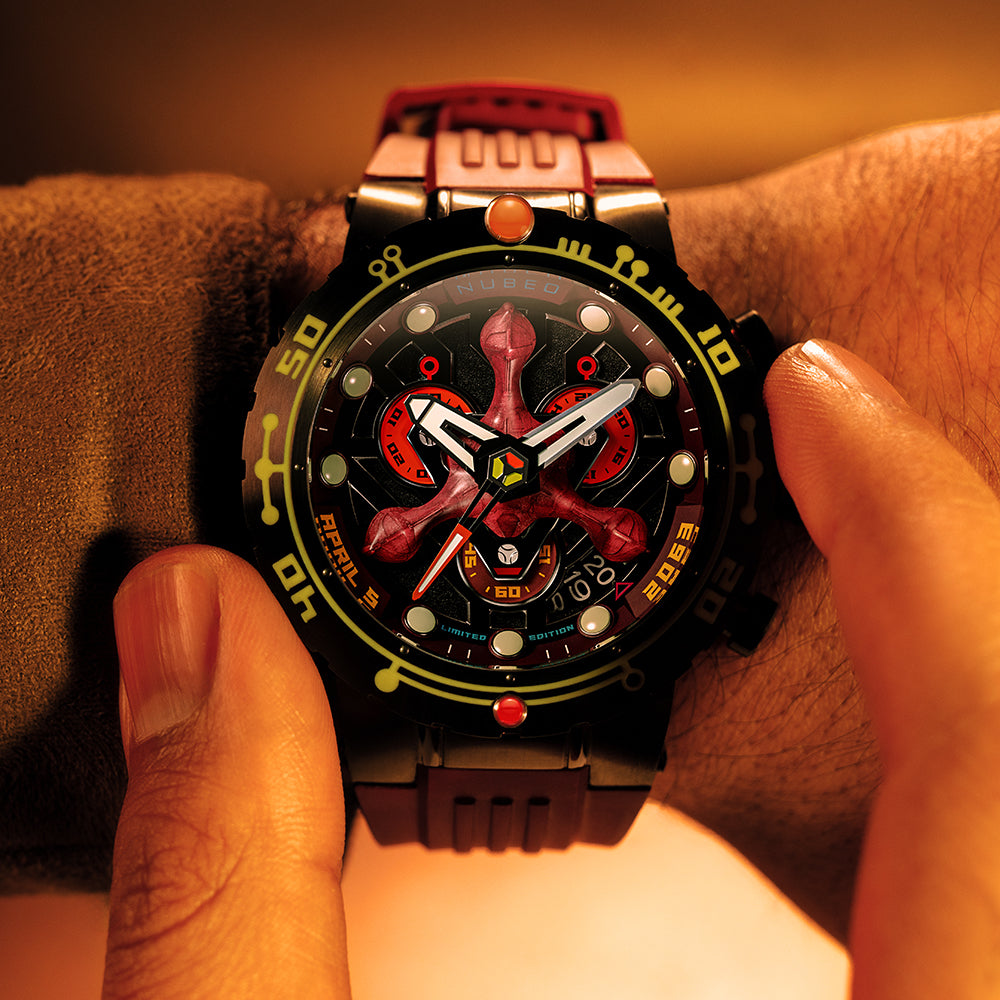 Nubeo Opportunity Chronograph Star Trek: First Contact Day Limited Edition Brown Watch