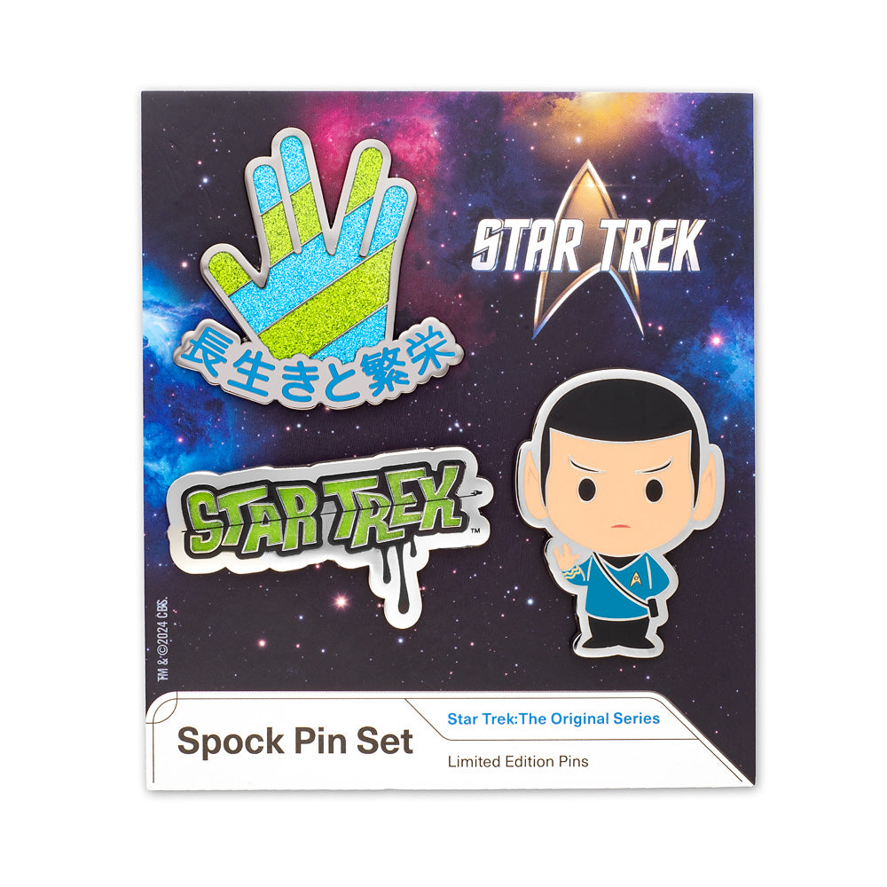 Star Trek: The Original Series Spock Collectors 3 Pin Set