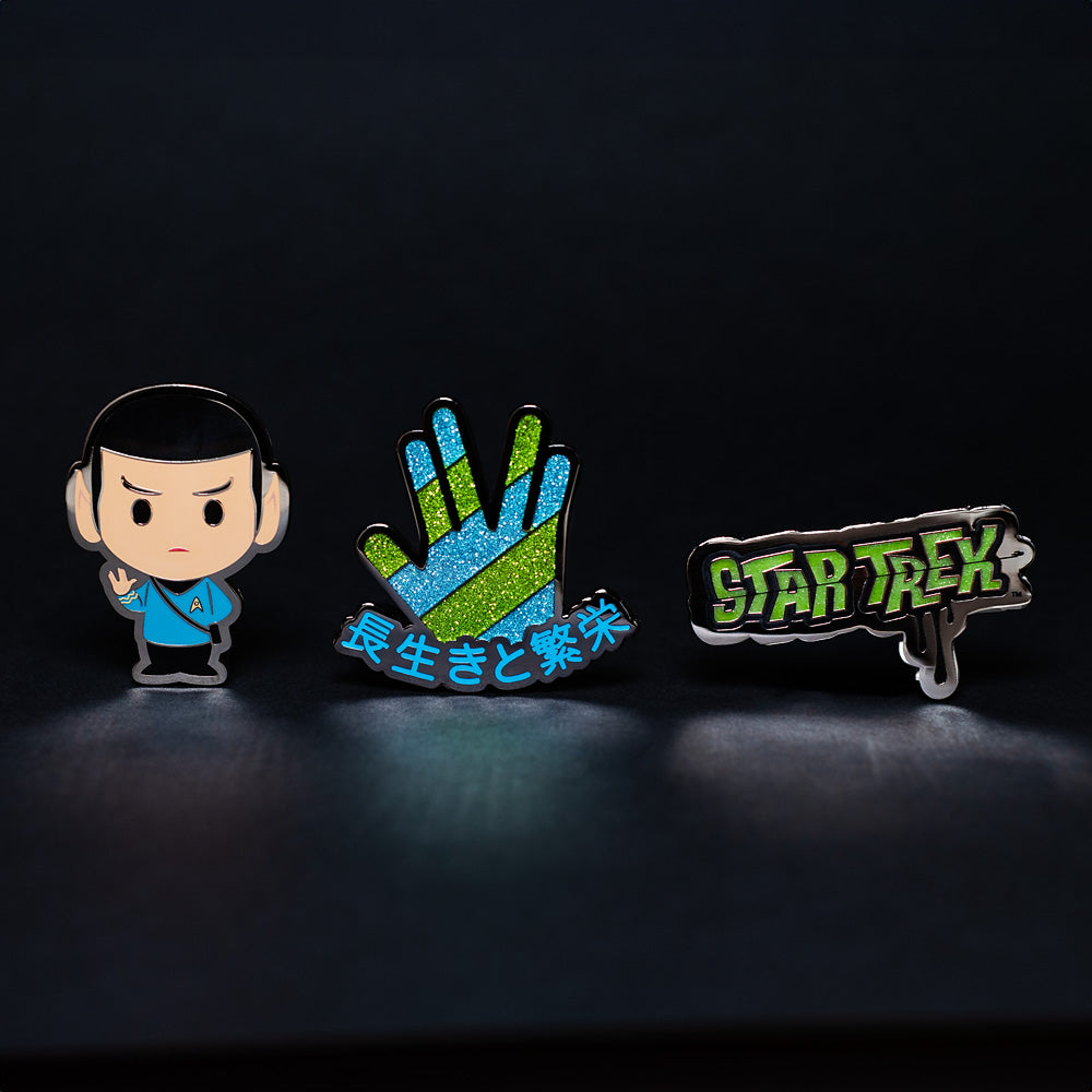 Star Trek: The Original Series Spock Collectors 3 Pin Set