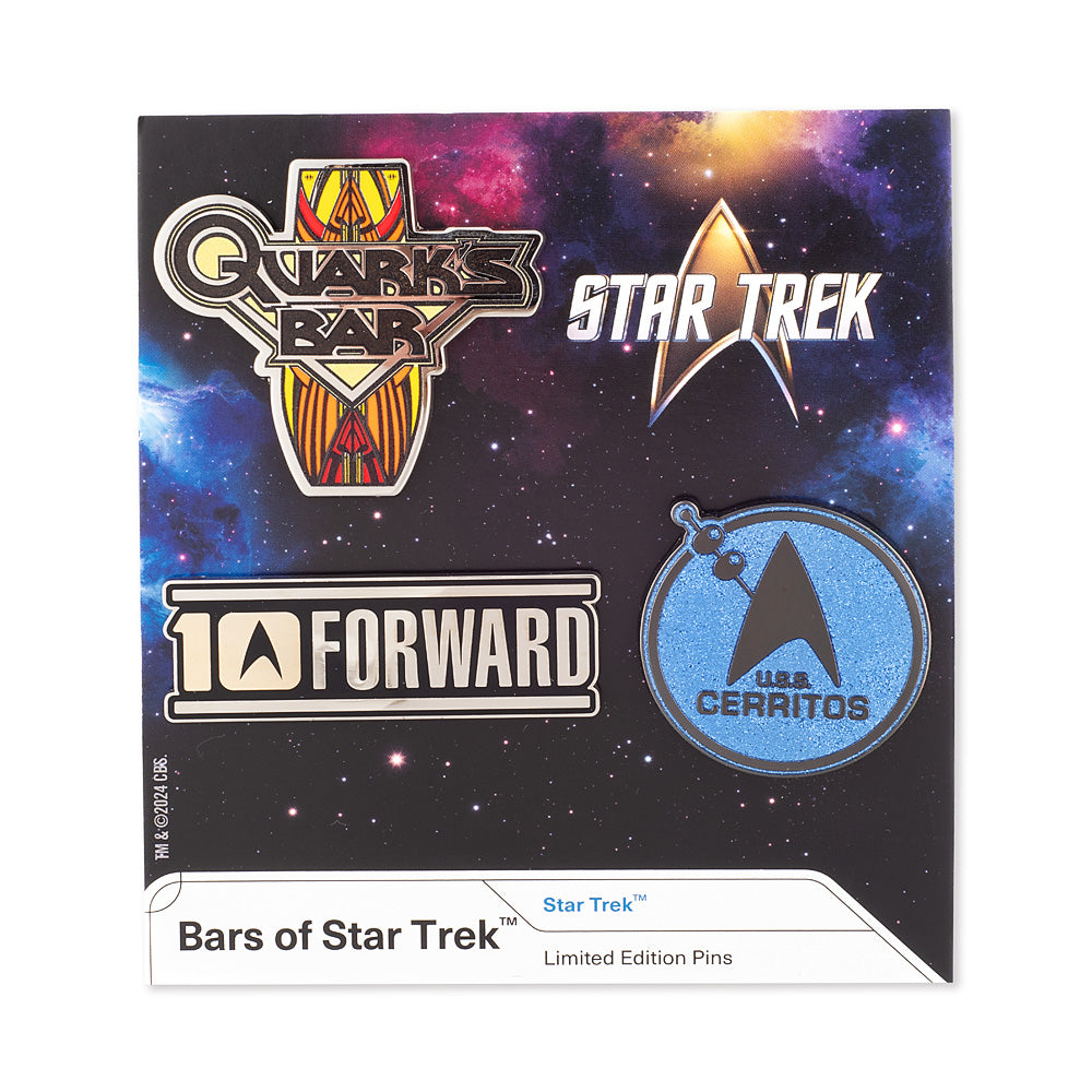 Star Trek The Bars of Star Trek Collectible 3 Pin Set