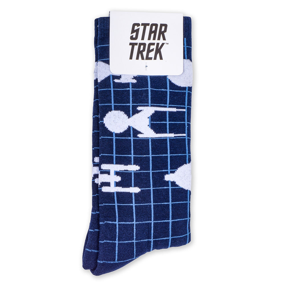 Star Trek: The Original Series Ship Blueprint Socks