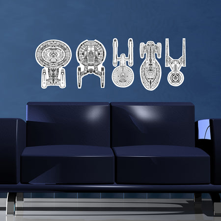 Star Trek: Ships Of The Line Wall Decals
