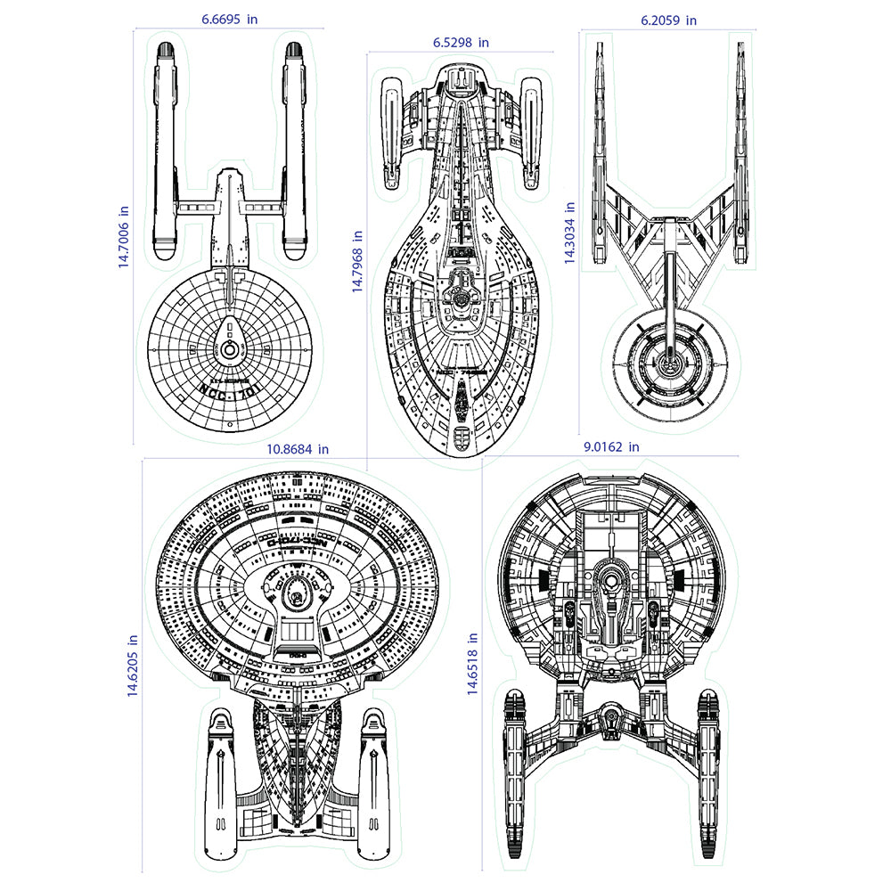 Star Trek: Ships Of The Line Wall Decals