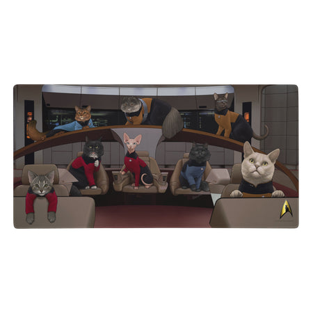 Star Trek: The Next Generation Crew Cats Gaming Mat