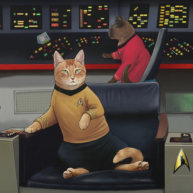 Star Trek: The Next Generation Crew Cats Seat Laptop Sleeve