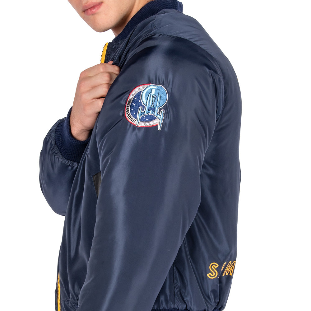 Star Trek: Enterprise Semper Exploro Bomber Jacket