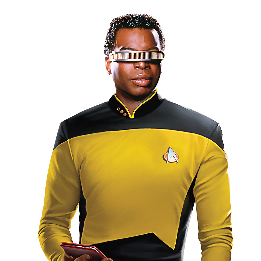 Star Trek: The Next Generation Geordi La Forge Life-Sized Cardboard Cutout Standee
