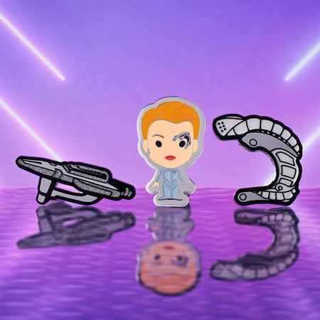 Star Trek: Voyager Seven of Nine Limited Edition 3 Pin Set