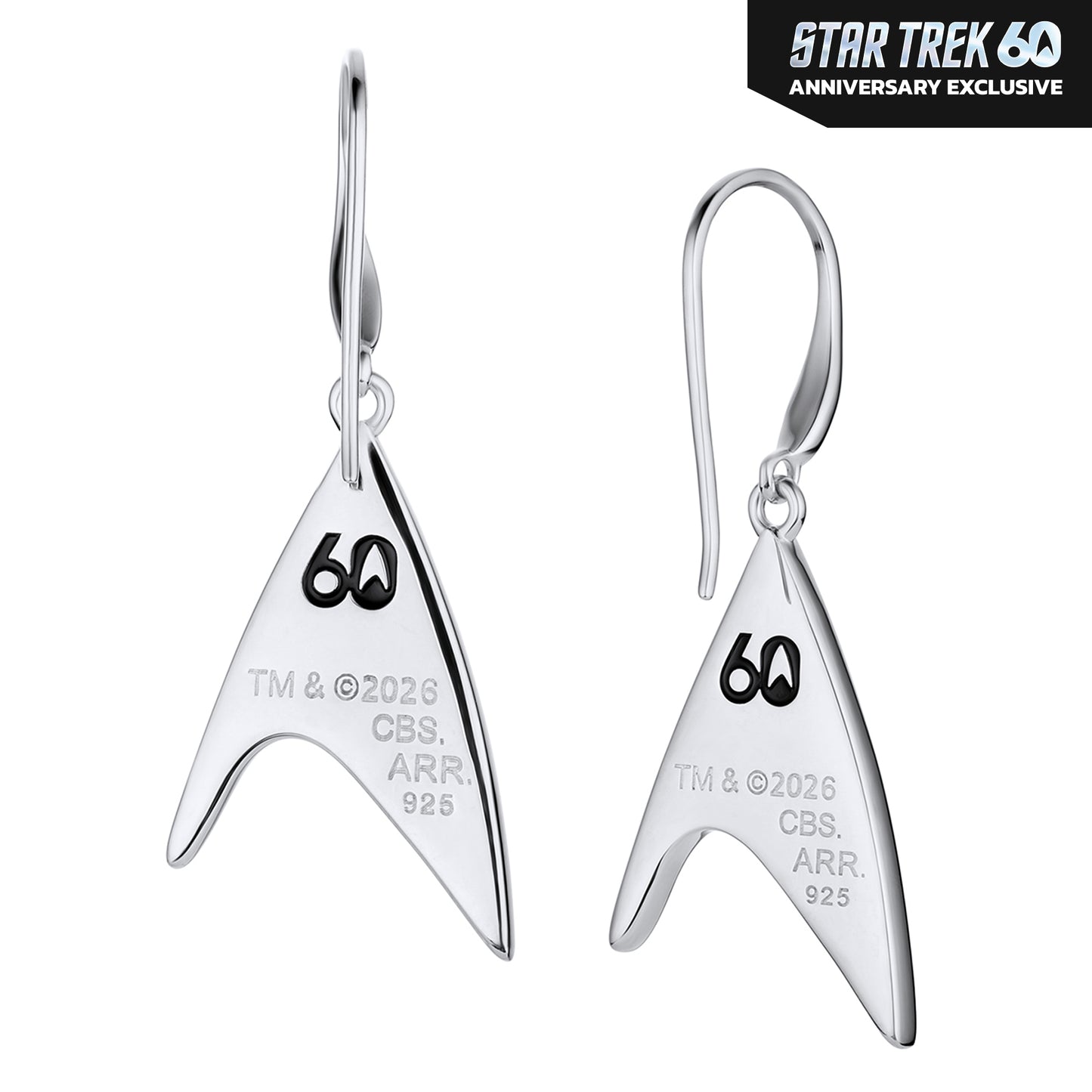 Star Trek x RockLove 60th Anniversary Diamond Earrings