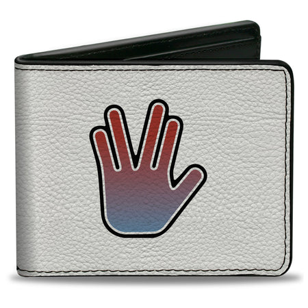 Star Trek Live Long and Prosper Bi-Fold Wallet front view
