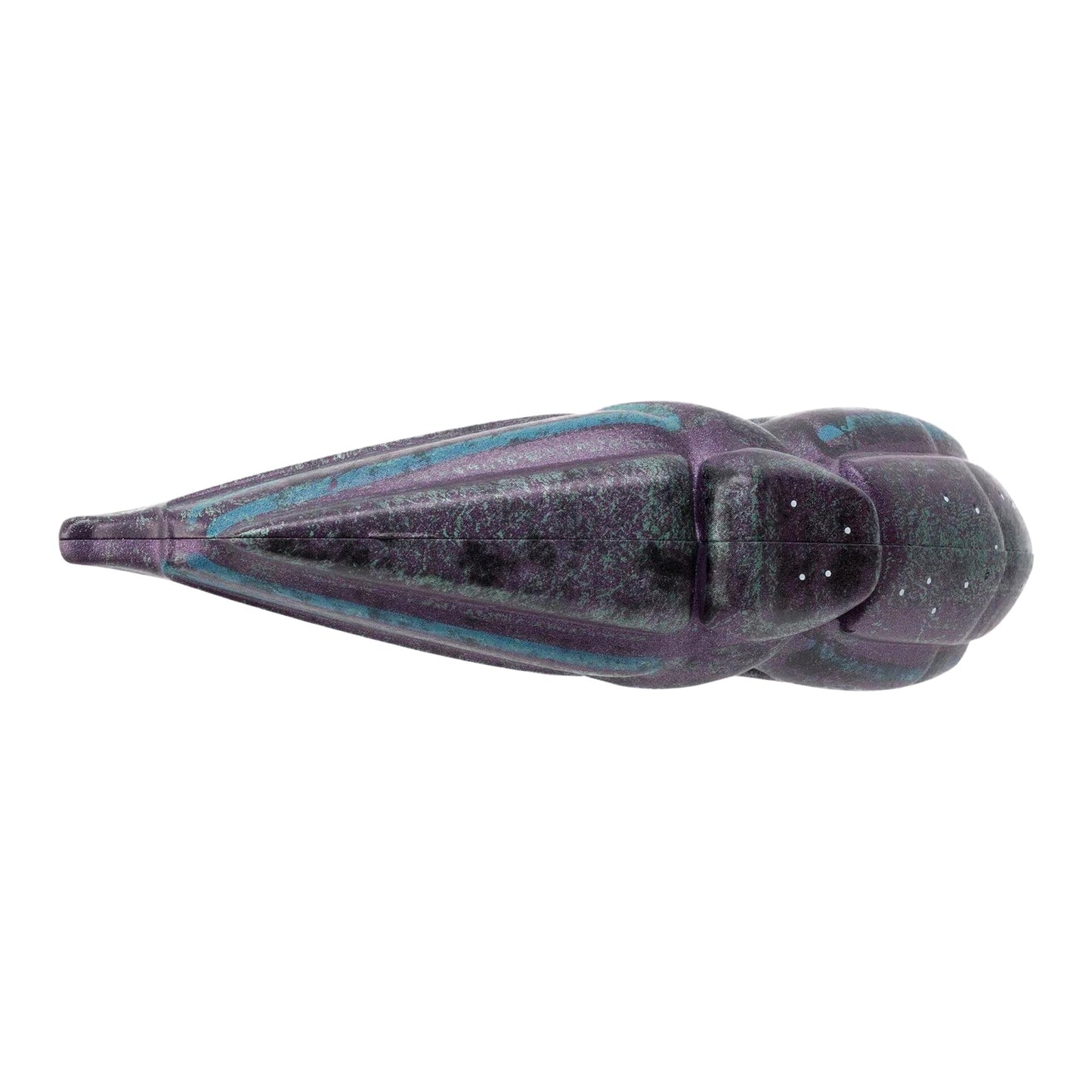 Close-up detail shot of the command bridge and window markings on the Star Trek collectable