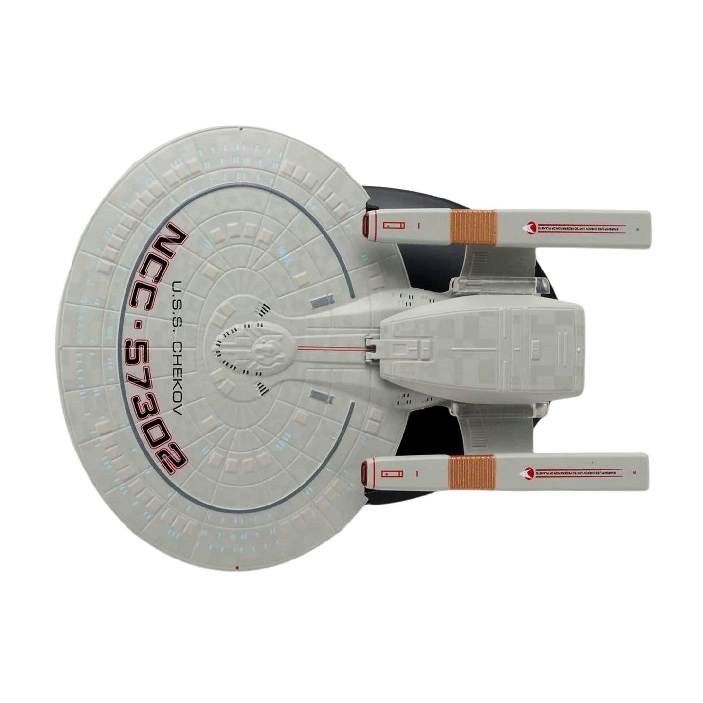 Packaging view showing the boxed collector set for the Springfield class starship replica