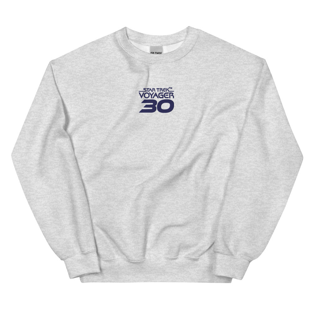 Star Trek: Voyager 30th Anniversary Embroidered Logo Crewneck Sweatshirt