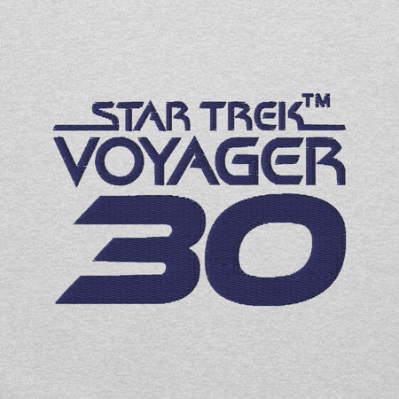 Star Trek: Voyager 30th Anniversary Embroidered Logo Crewneck Sweatshirt