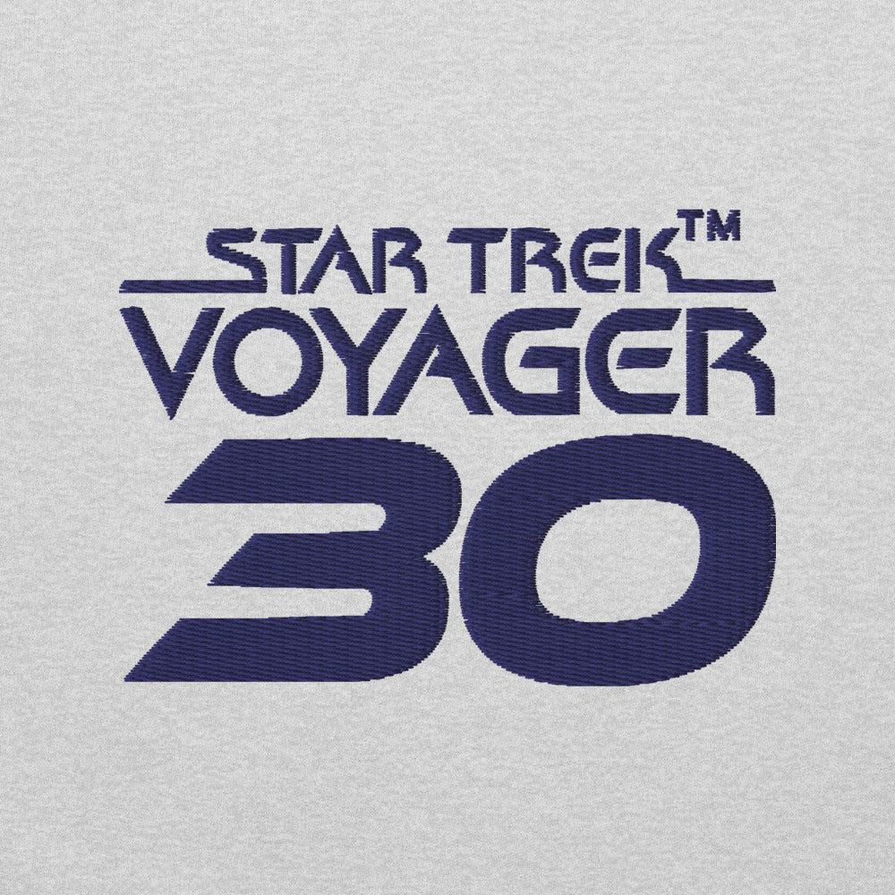 Star Trek: Voyager 30th Anniversary Embroidered Logo Crewneck Sweatshirt