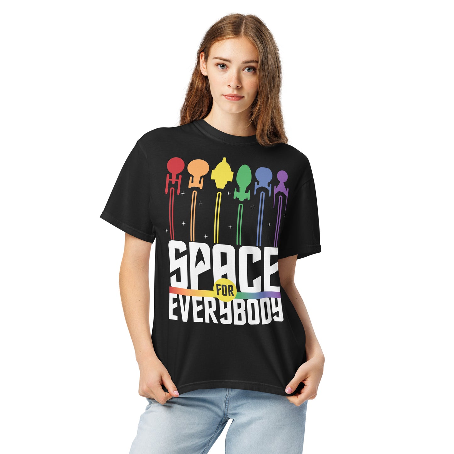 Star Trek Pride Space for Everybody T-Shirt Comfort Colors