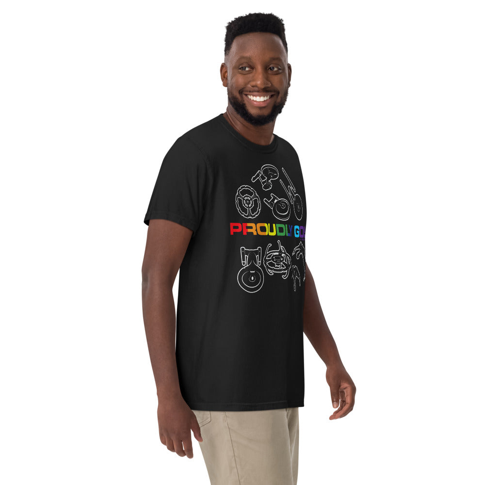 Star Trek Pride Starships Proudly Go! Comfort Colors T-Shirt