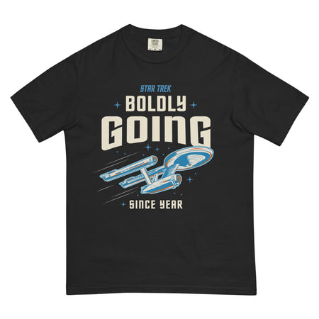 Star Trek T-Shirt Boldly Going Since Personalized Year