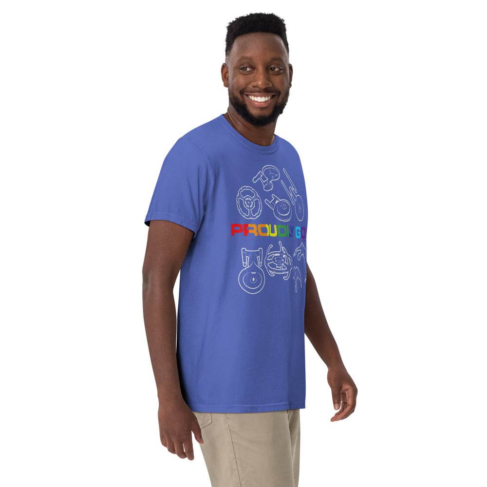 Star Trek Pride Starships Proudly Go! Comfort Colors T-Shirt