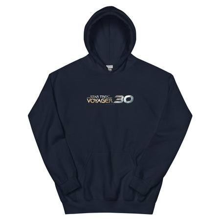 Star Trek: Voyager 30th Anniversary Logo Unisex Hoodie