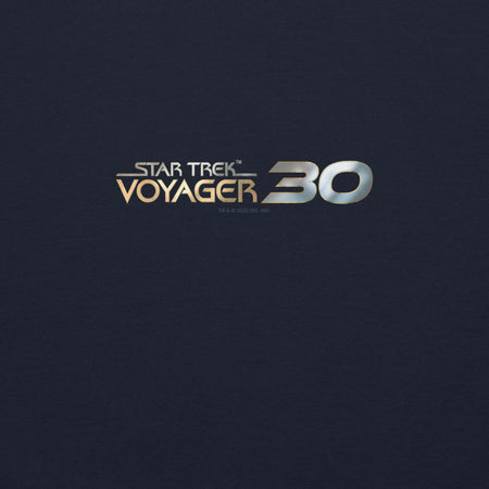 Star Trek: Voyager 30th Anniversary Logo Unisex Hoodie