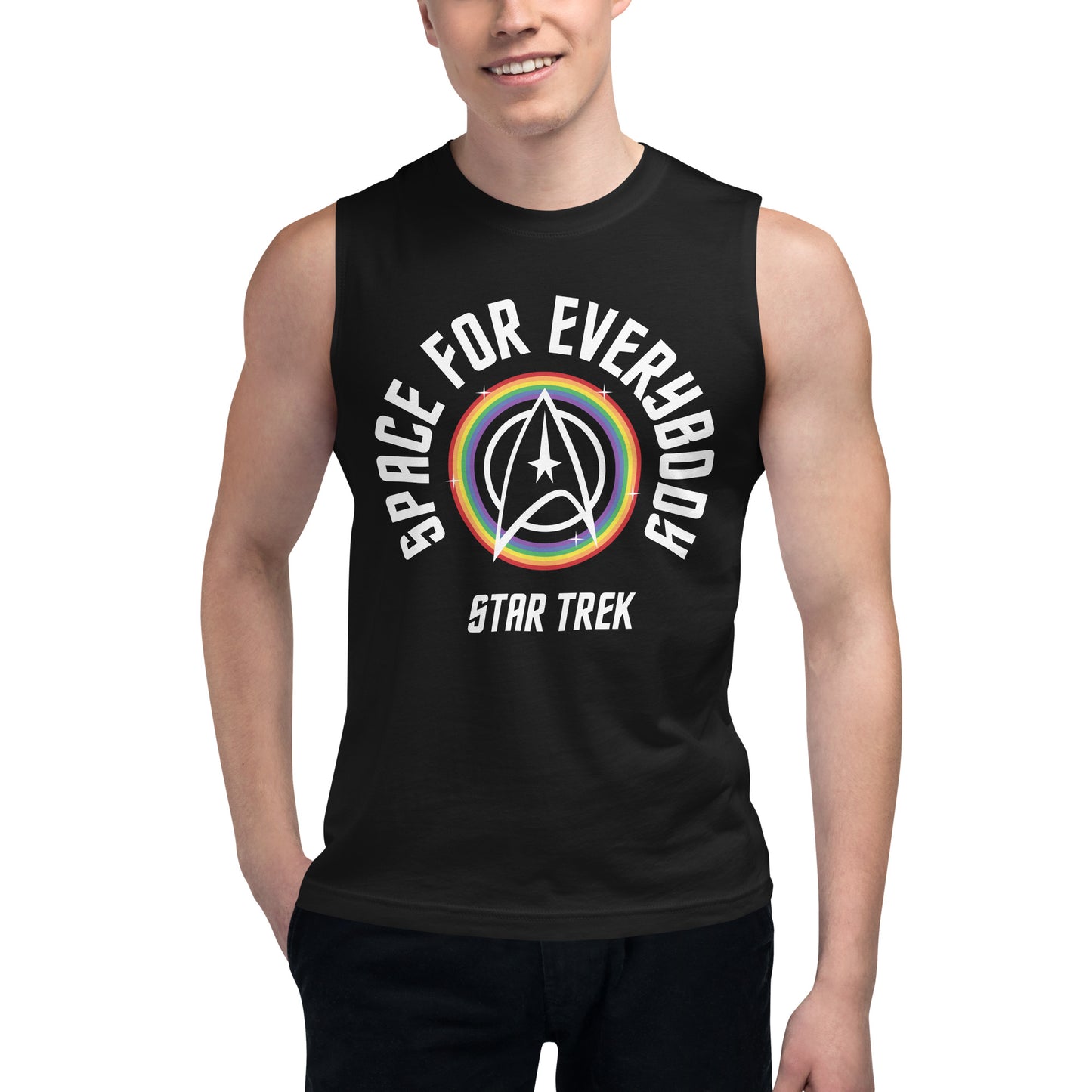 Star Trek Pride Space for Everybody Muscle Tank Top
