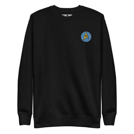 Star Trek: The Original Series Sweatshirt Embroidered Science Badge Black