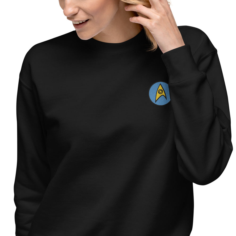 Star Trek: The Original Series Sweatshirt Embroidered Science Badge