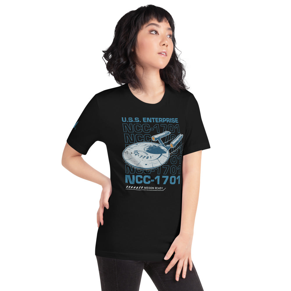 Star Trek U.S.S. Enterprise T-Shirt Mission Ready