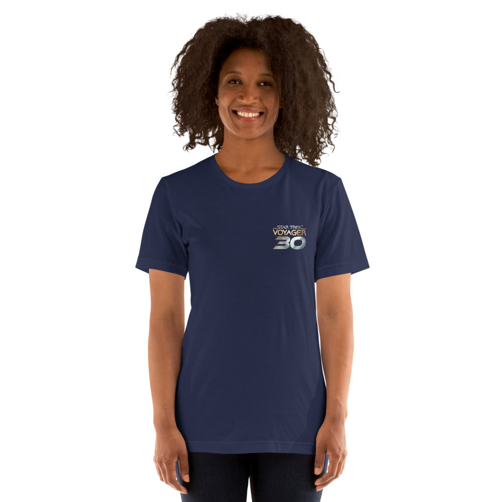 Star Trek: Voyager 30th Anniversary Logo Unisex T-Shirt