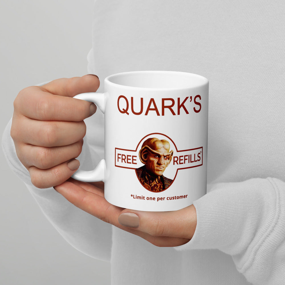 Star Trek: Deep Space Nine Quark's Inspired White Mug 11 oz