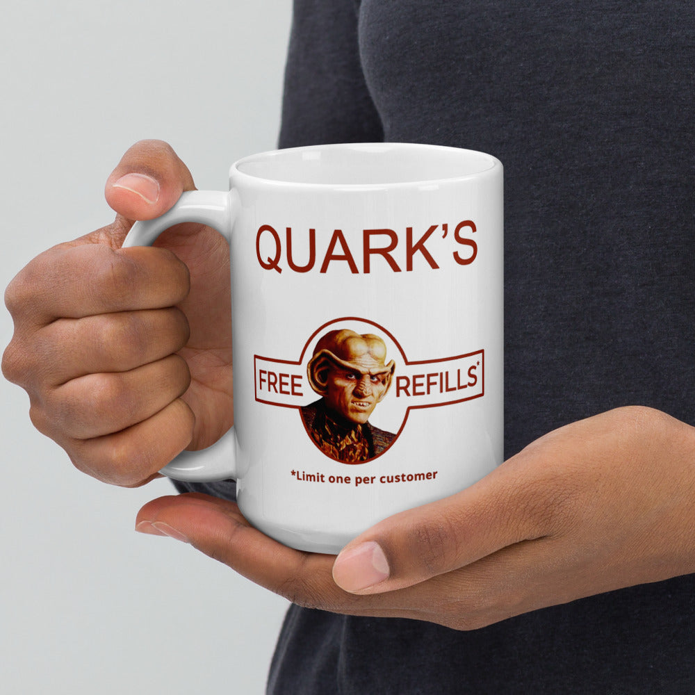 Star Trek: Deep Space Nine Quark's Inspired White Mug
