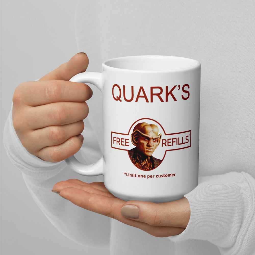 Star Trek: Deep Space Nine Quark's Inspired White Mug 15 oz