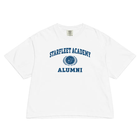 Star Trek Starfleet Academy Women's Boxy T-Shirt White