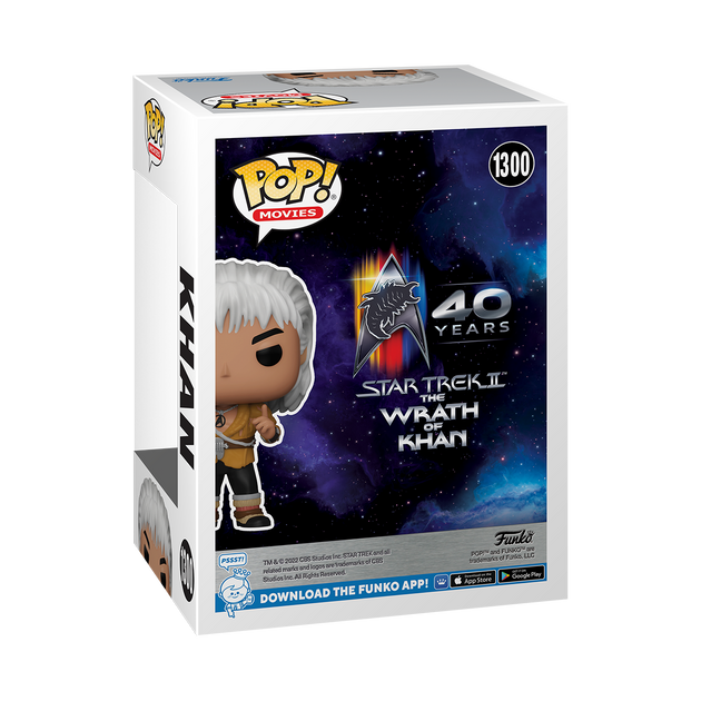 Star Trek II: The Wrath of Khan Funko POP! Exclusive - 40th Anniversary  Limited Edition Figure