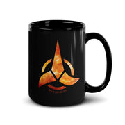 Star Trek: Discovery Klingon Logo Black Mug
