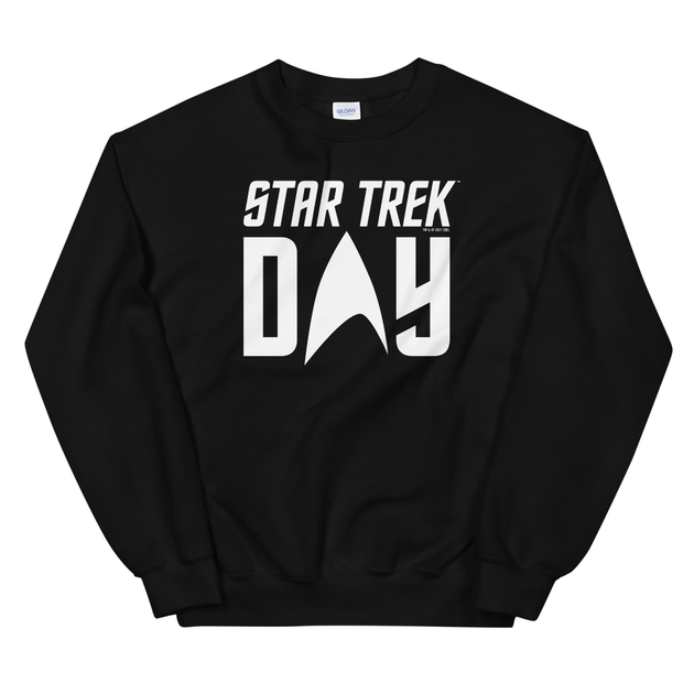 Star Trek Day 55th Anniversary Logo Fleece Crewneck Sweatshirt Star Trek Shop 7180