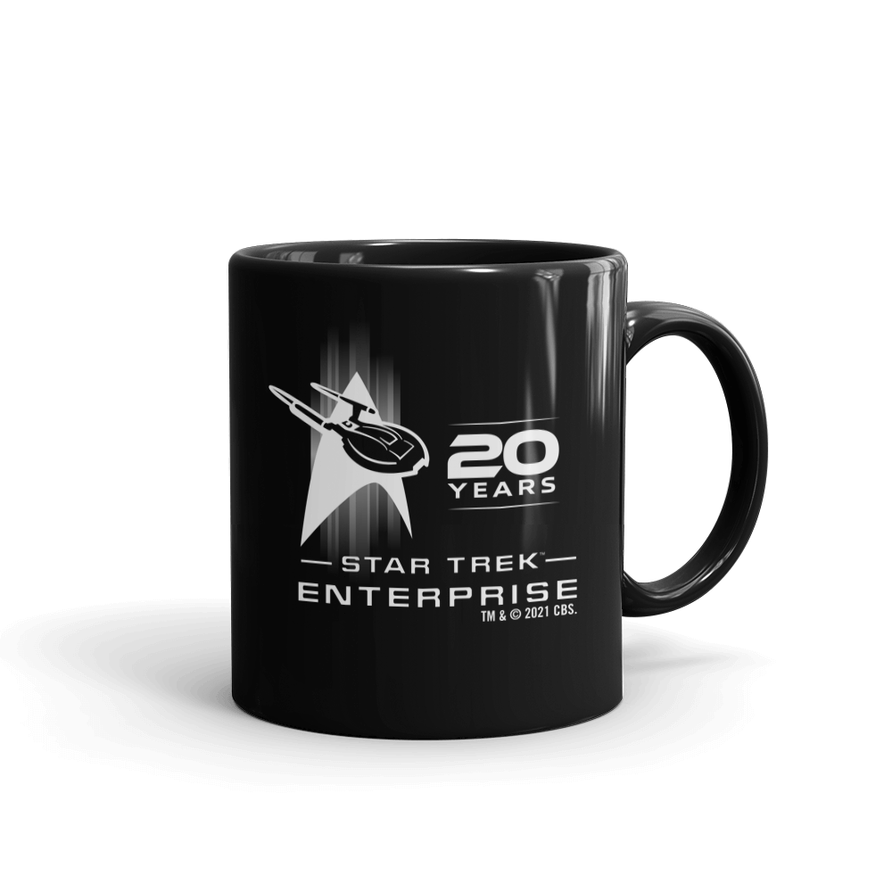 Star Trek: The Next Generation U.S.S. Enterprise Profile White Mug - View #13