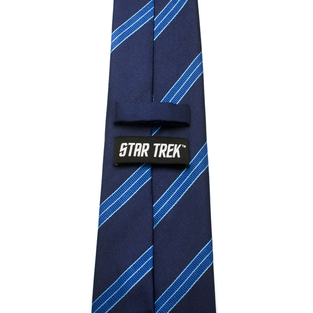 Star Trek Enterprise Flight Blue Stripe Men's Tie
